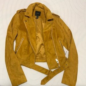 Suede Moto Jacket